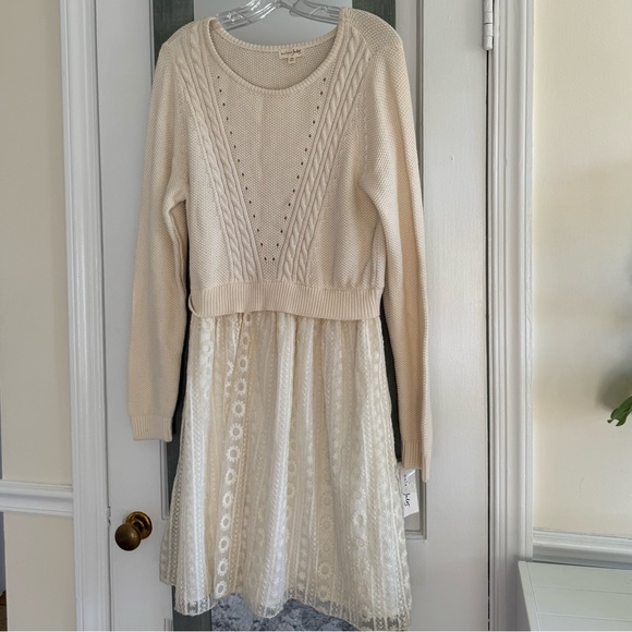 Maison Jules Sweater And Tulle Dress - Picture 4 of 15